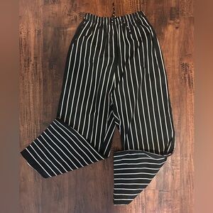 Faithfull the Brand Striped Wide Leg Pull On Pants